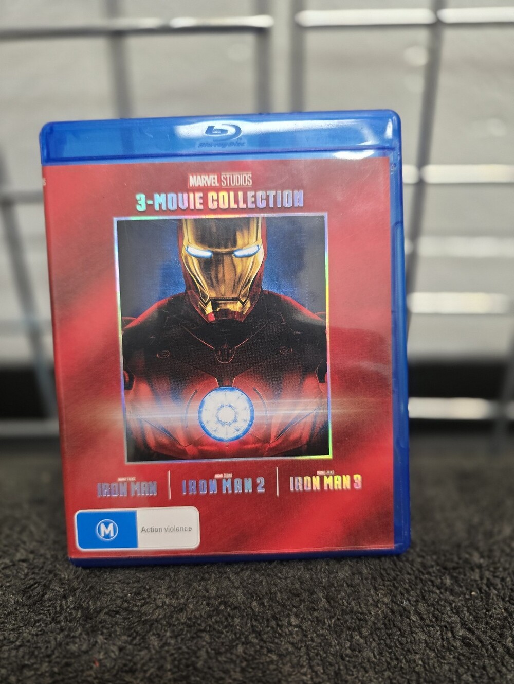 Marvel Iron Man 3-Movie Collection Blu-ray - Red & Blue